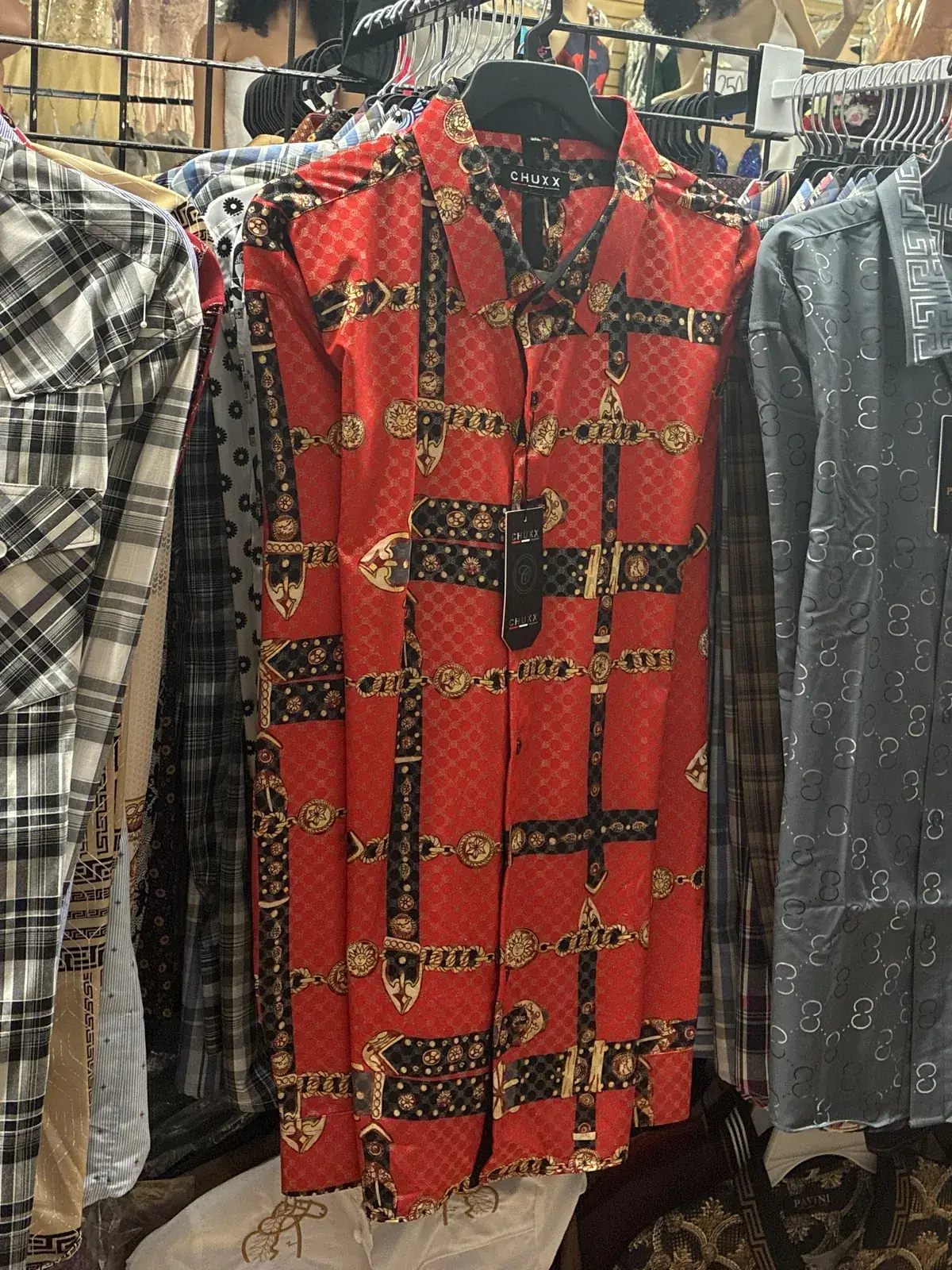 Western shirts on display at Yessenia’s Fashion